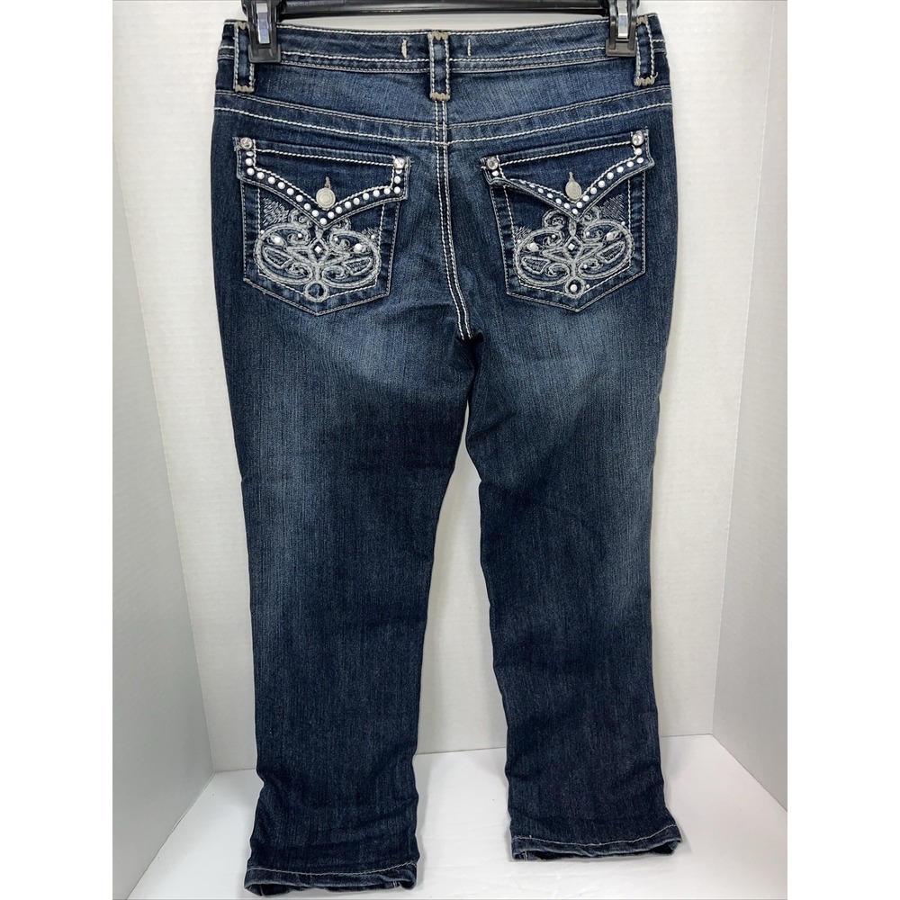 Vintage America Pants Women's Size 26/2 Vintage Ankle Blue Jeans - Picture 2 of 6